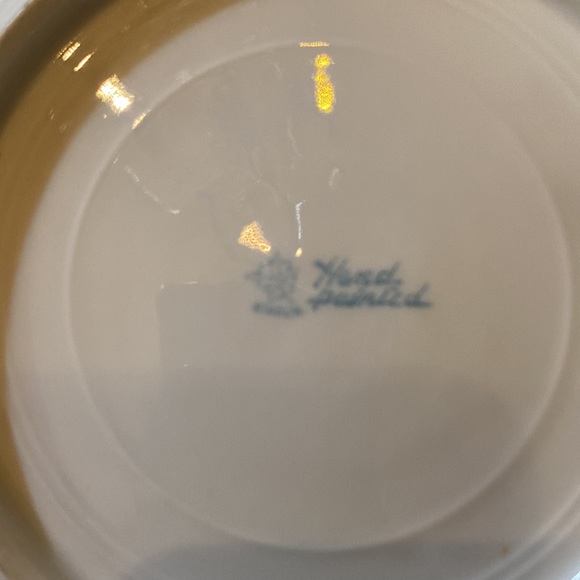 Vintage Nippon hand painted small plate with gold trimming design - Picture 4 of 7